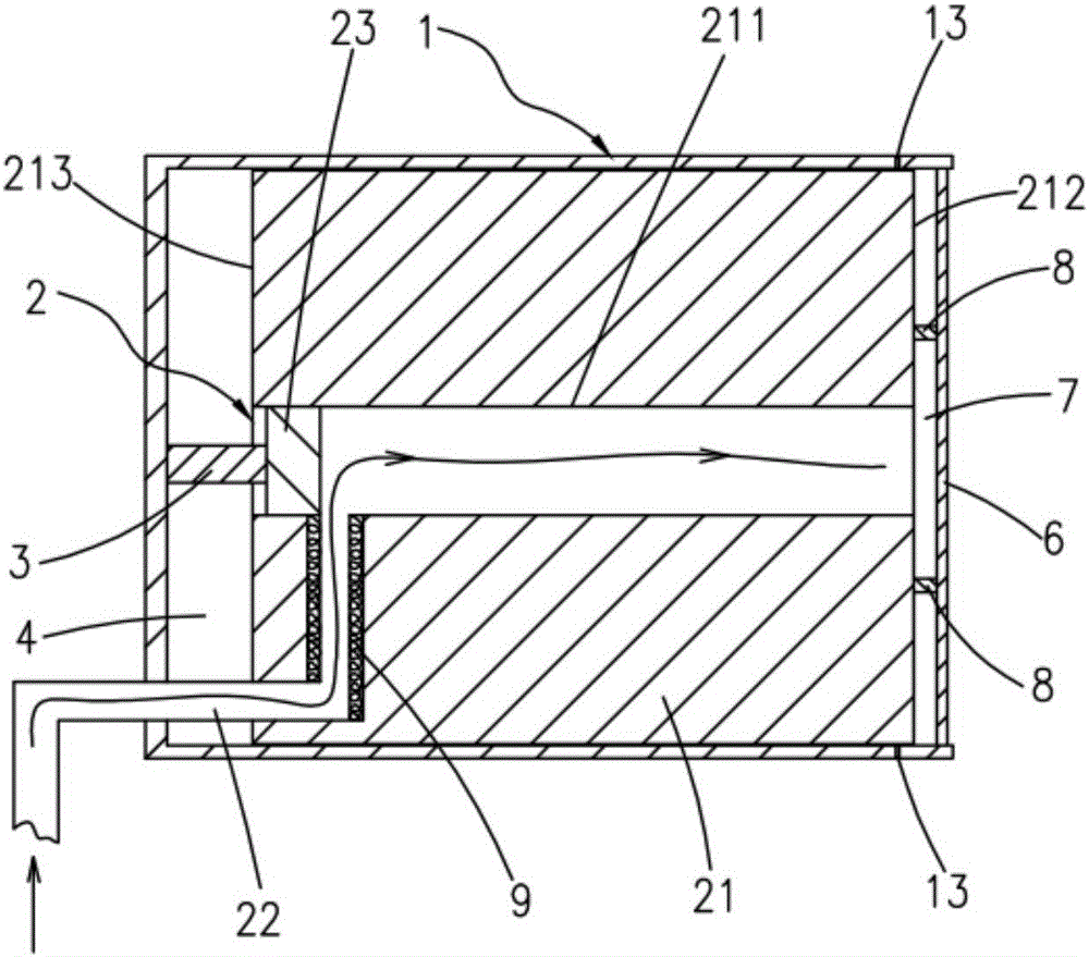 Battery sealing agent spray head