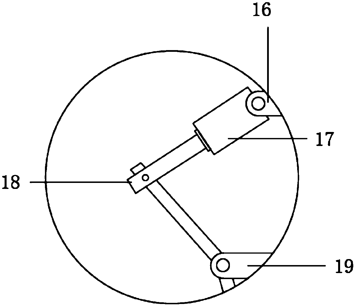 Blank stacking device for autoclaved lime-sand bricks