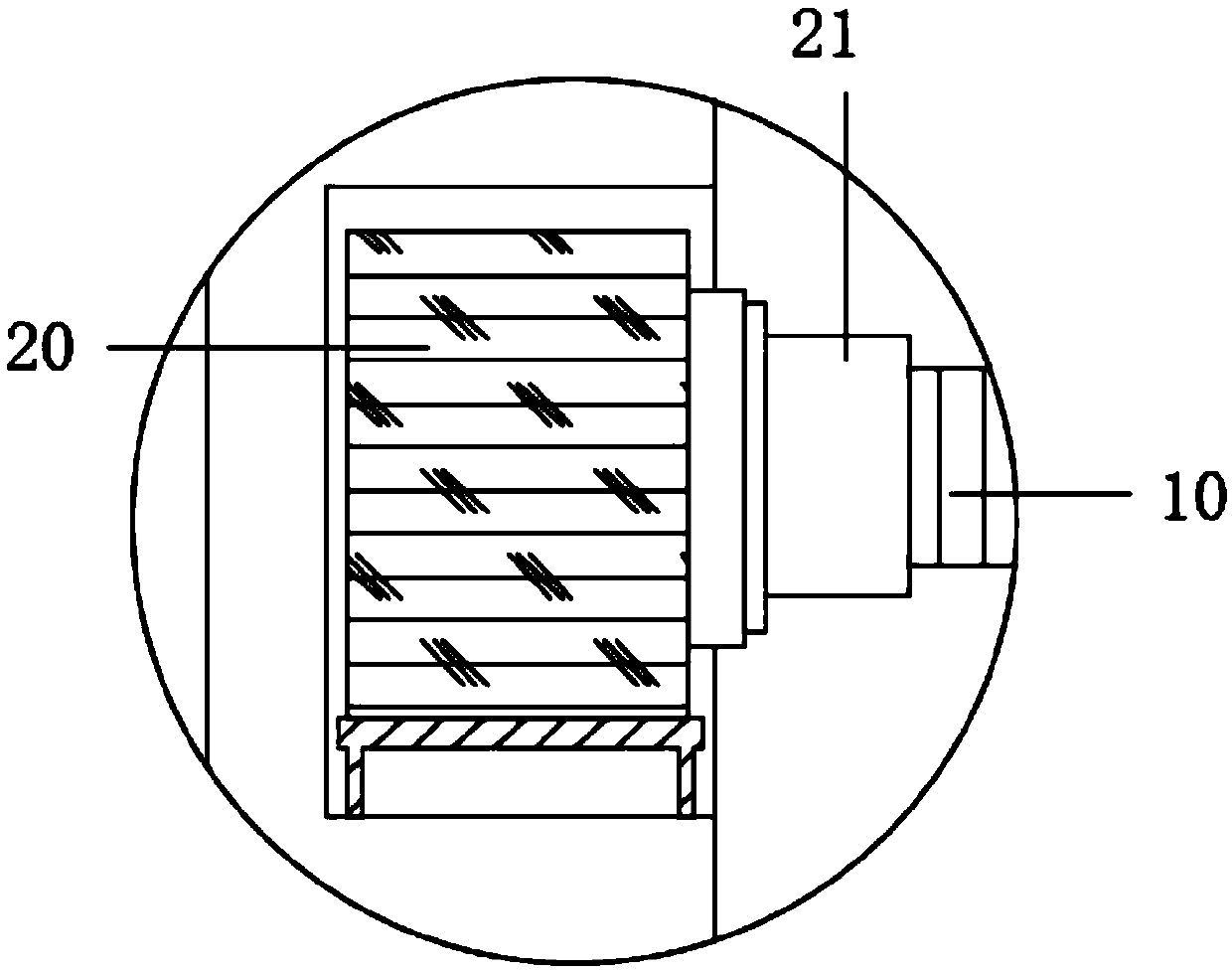 Blank stacking device for autoclaved lime-sand bricks