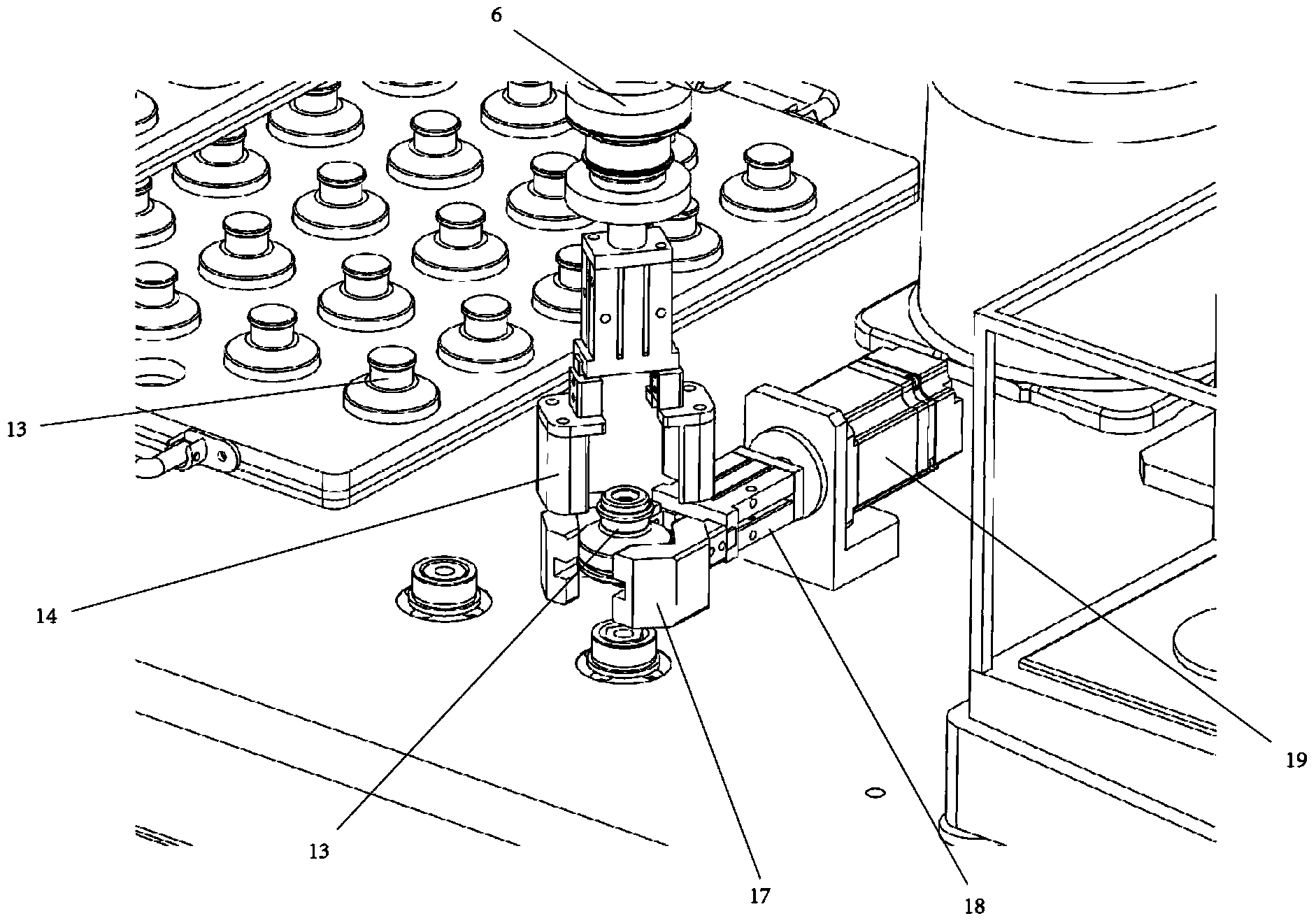 Automatic cigarette smoke analysis device