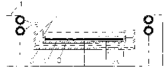 Surface processing method and device of moderate and high strength carbon fibre