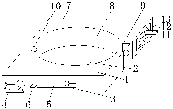 A fixture for safe handling of detergent buckets