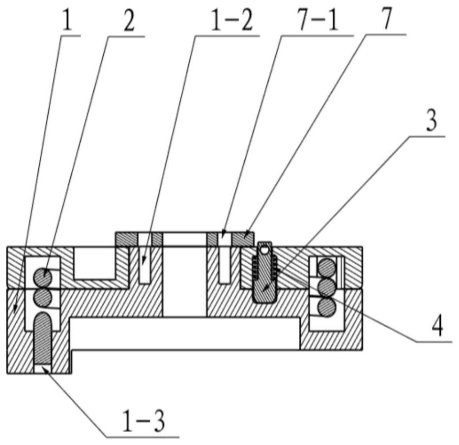 Rotary locking mechanism for wings of barrel-shooting type unmanned aerial vehicle