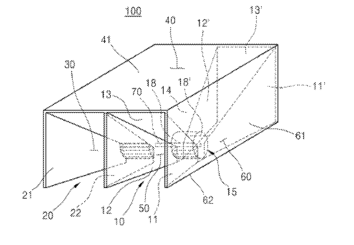 Floating body for tidal current power generation and power generation method using same