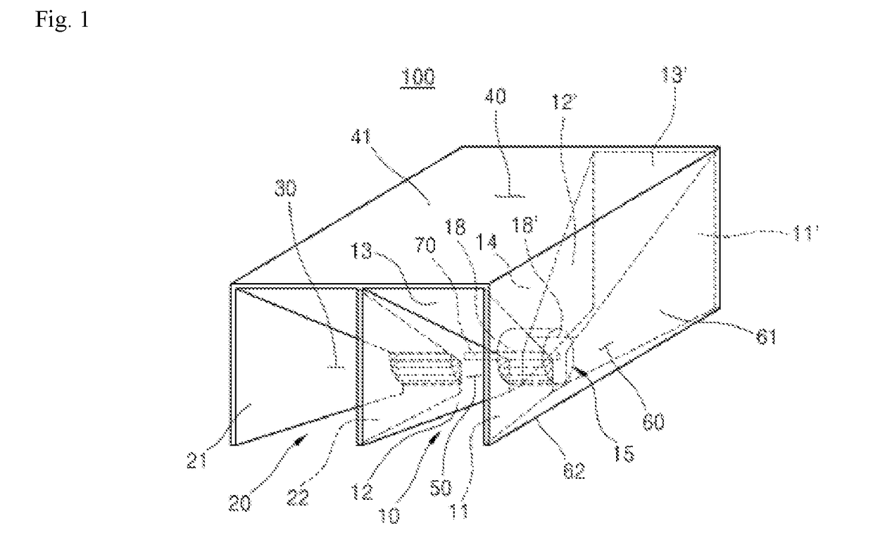 Floating body for tidal current power generation and power generation method using same