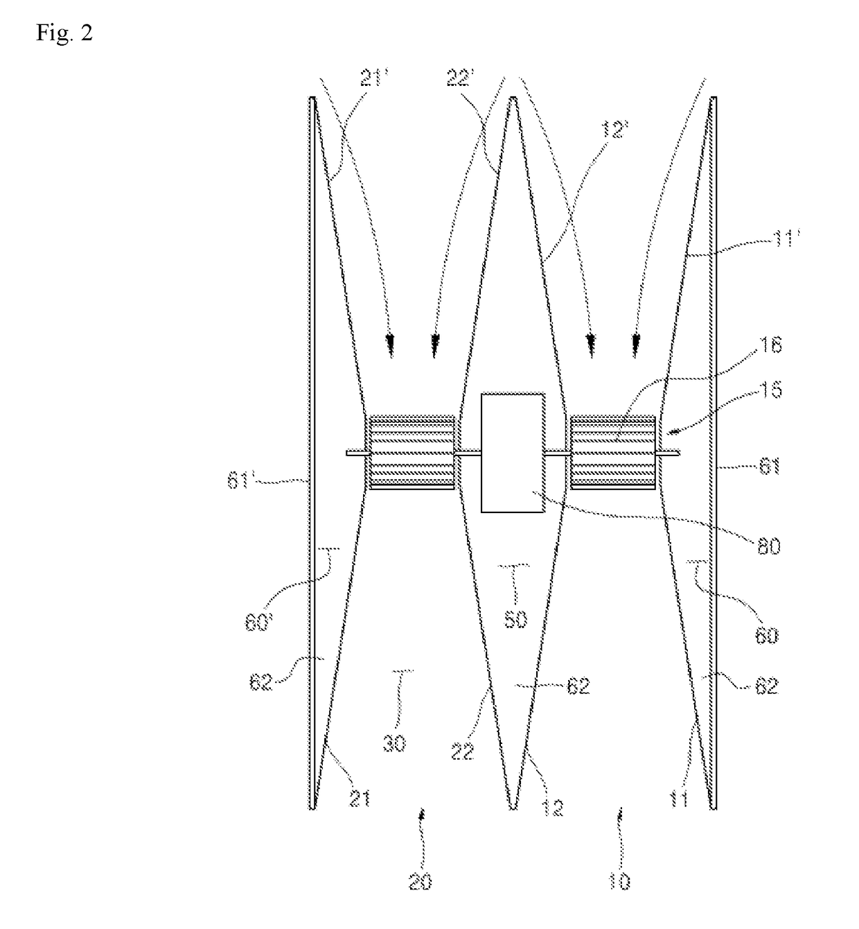 Floating body for tidal current power generation and power generation method using same