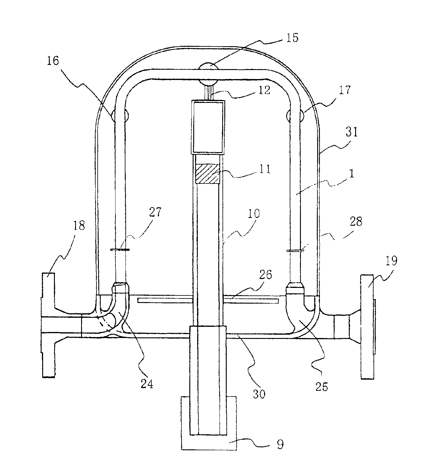 Coriolis mass flowmeter