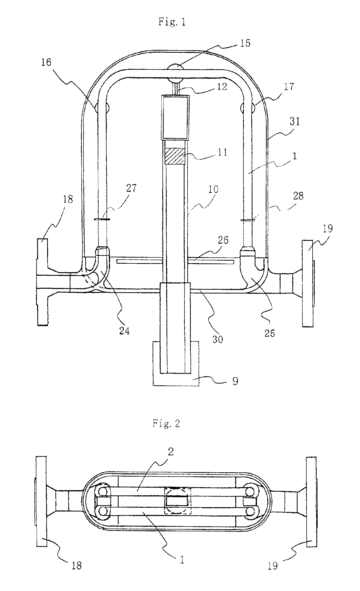 Coriolis mass flowmeter