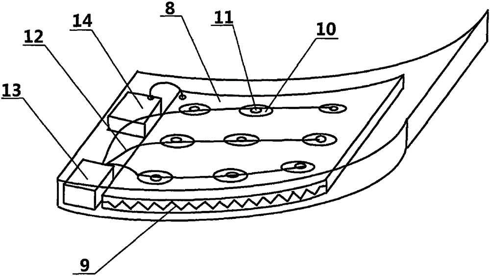 Nursing retention needle fixing device