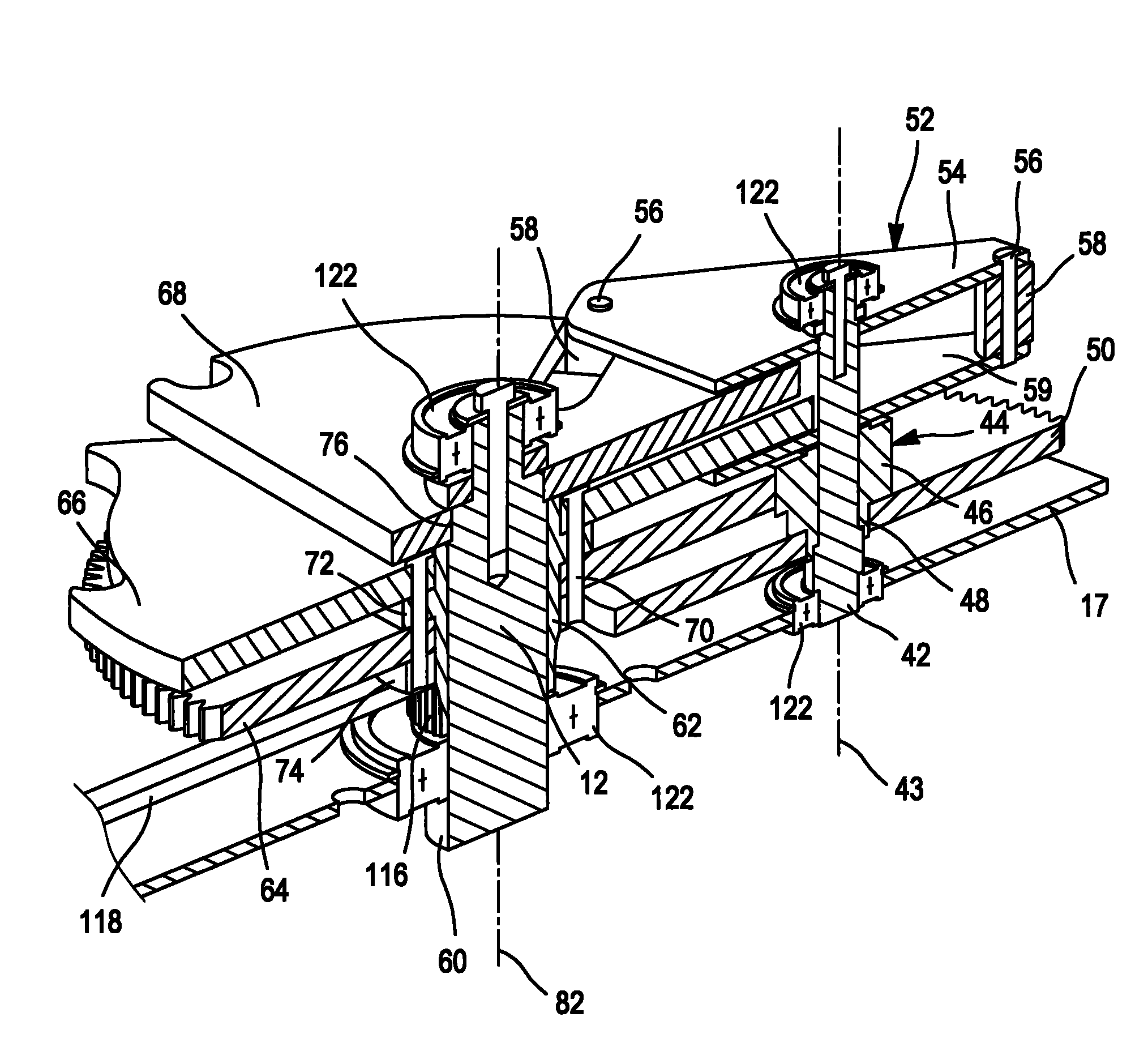 Driving mechanism for a medium or high voltage disconnector