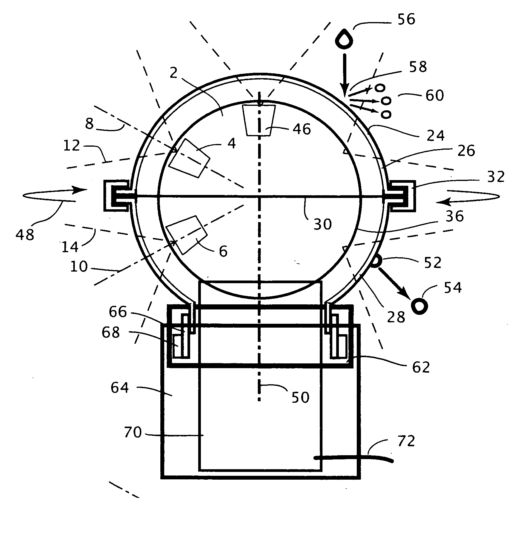 Spinning camera enclosure for environmental protection