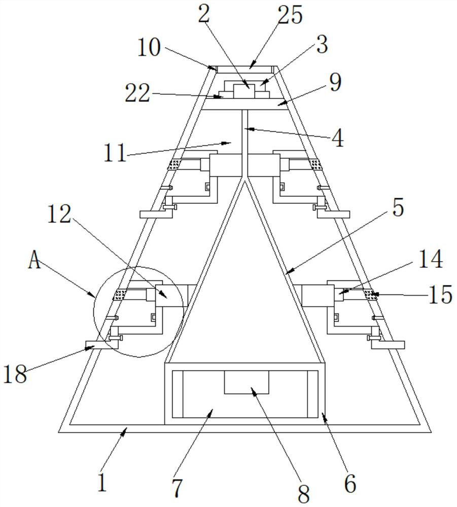 Hydrogeological water quality sampling device and using method thereof