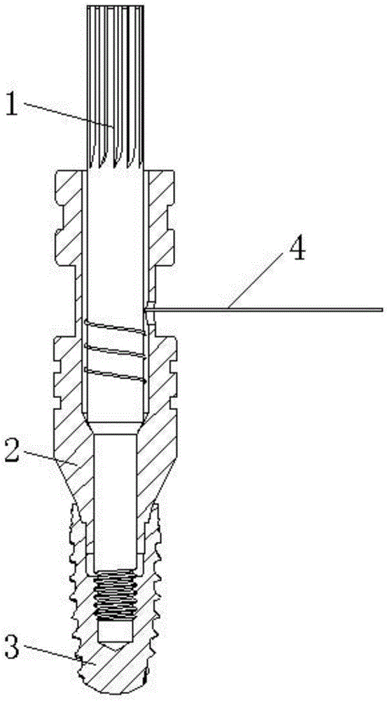 Side-pull oral impression transfer device and loading and unloading method thereof