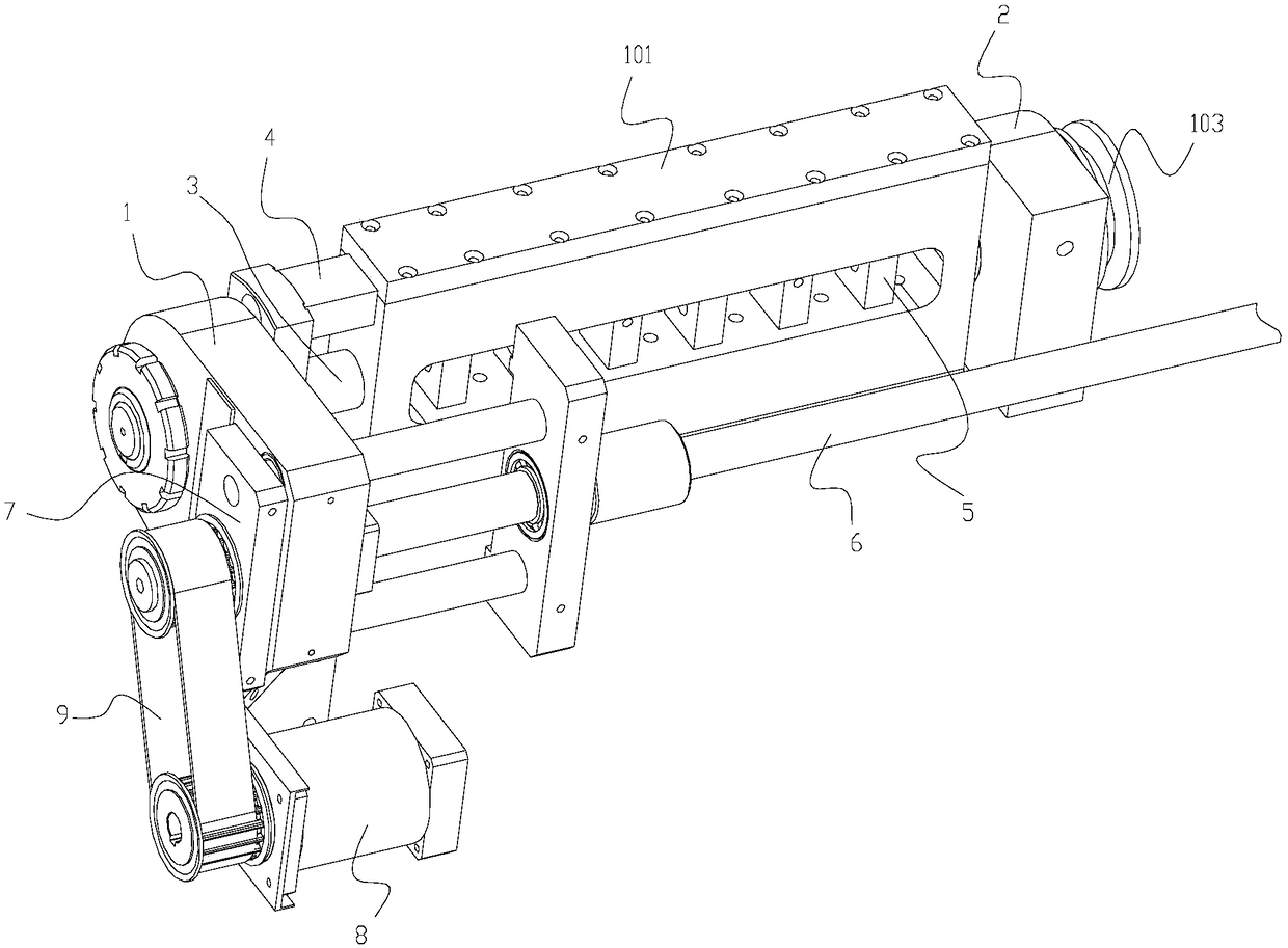 Steel wire straightening mechanism