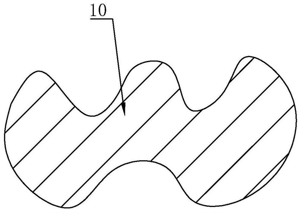 Antibacterial and deodorant air cotton-like fabric and preparation process thereof