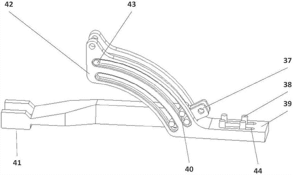 A hand function rehabilitation training device