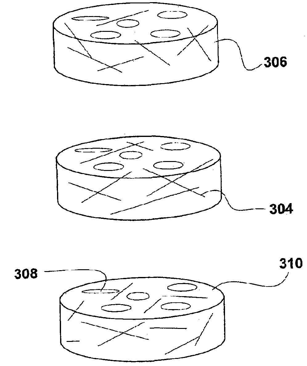 Polishing pad with controlled void formation