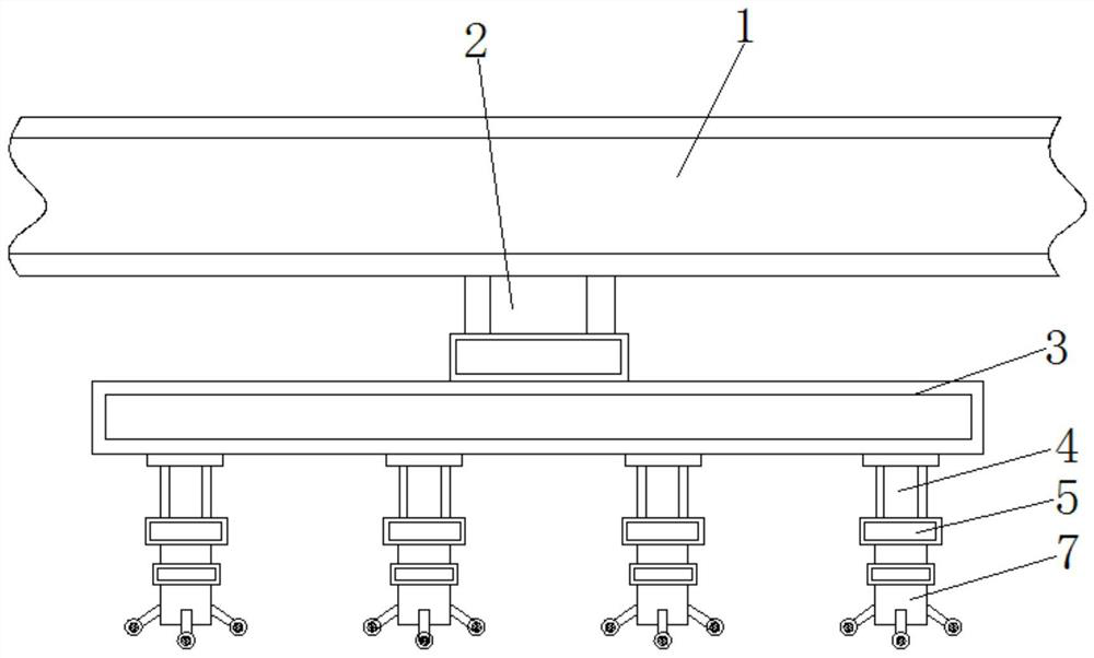 Nozzle equipment for linen textile processing equipment