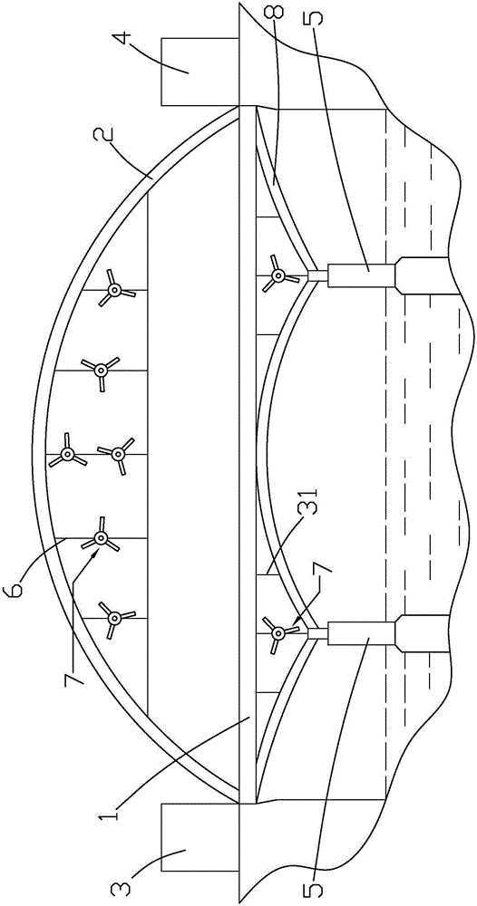 Heating system for bridge pavement and construction method