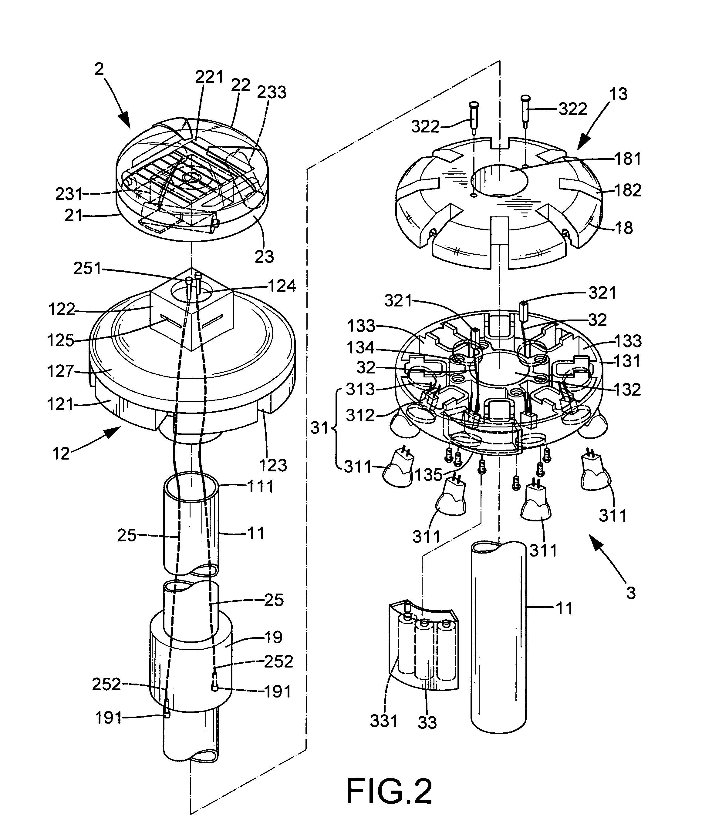 Sunshade with an illuminating device