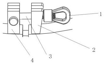 Safe locking device for rotary blowout preventer and locking method