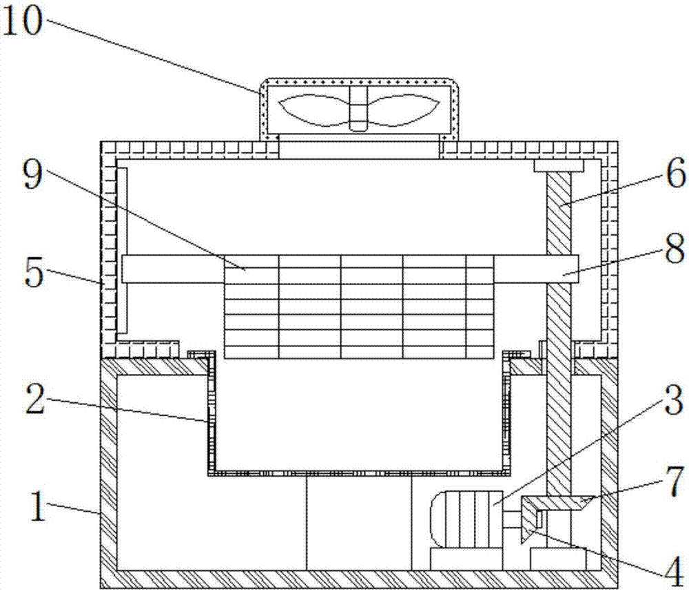 Device for attaching oil on surface of machining part