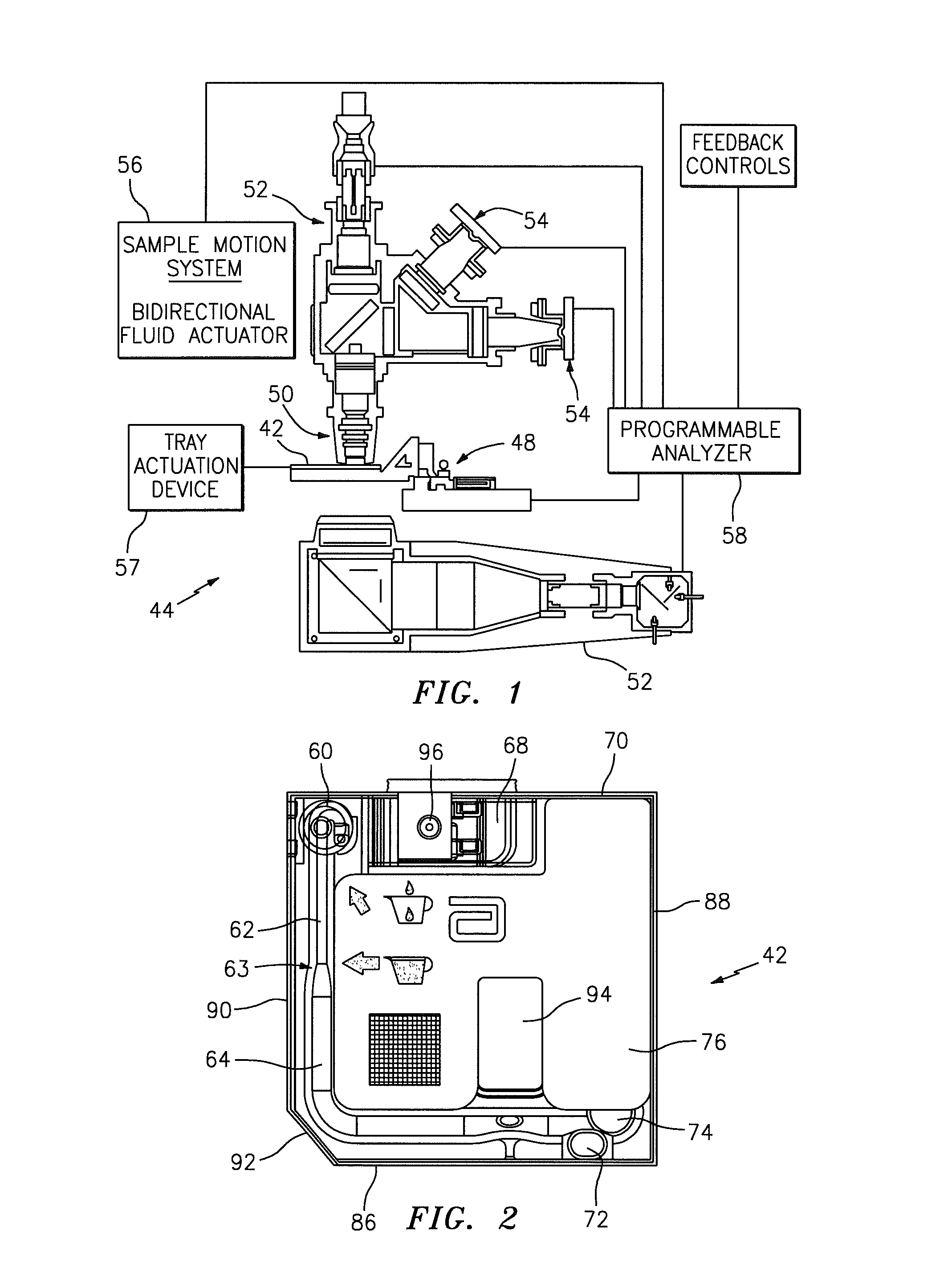 Biologic fluid sample analysis cartridge