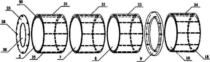 Permanent magnet inner cylinder type polymetallic synchronous magnetic separator