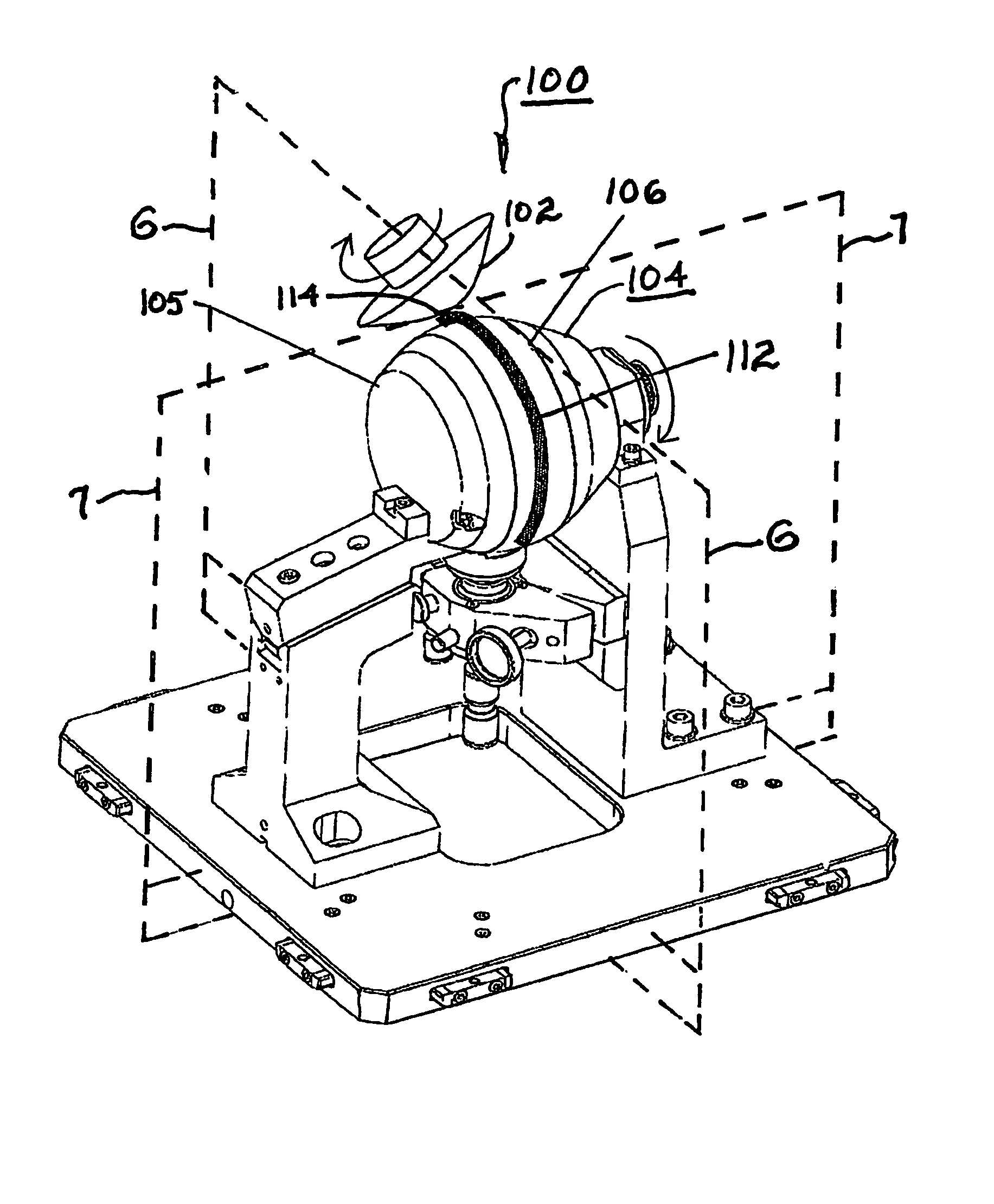 System for magnetorheological finishing of a substrate