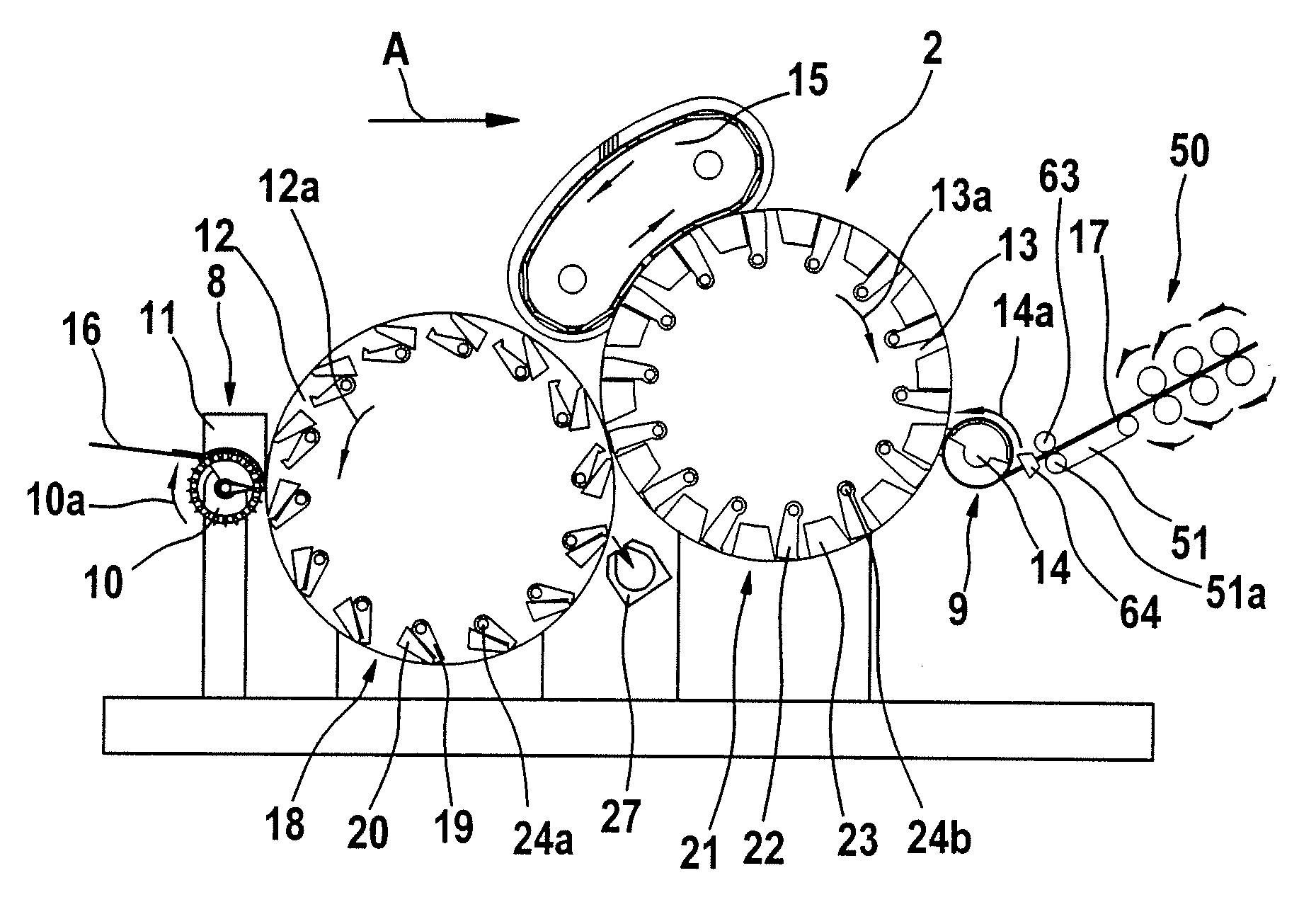 Apparatus for the fibre-sorting or fibre-selection of a fibre bundle comprising textile fibres, especially for combing