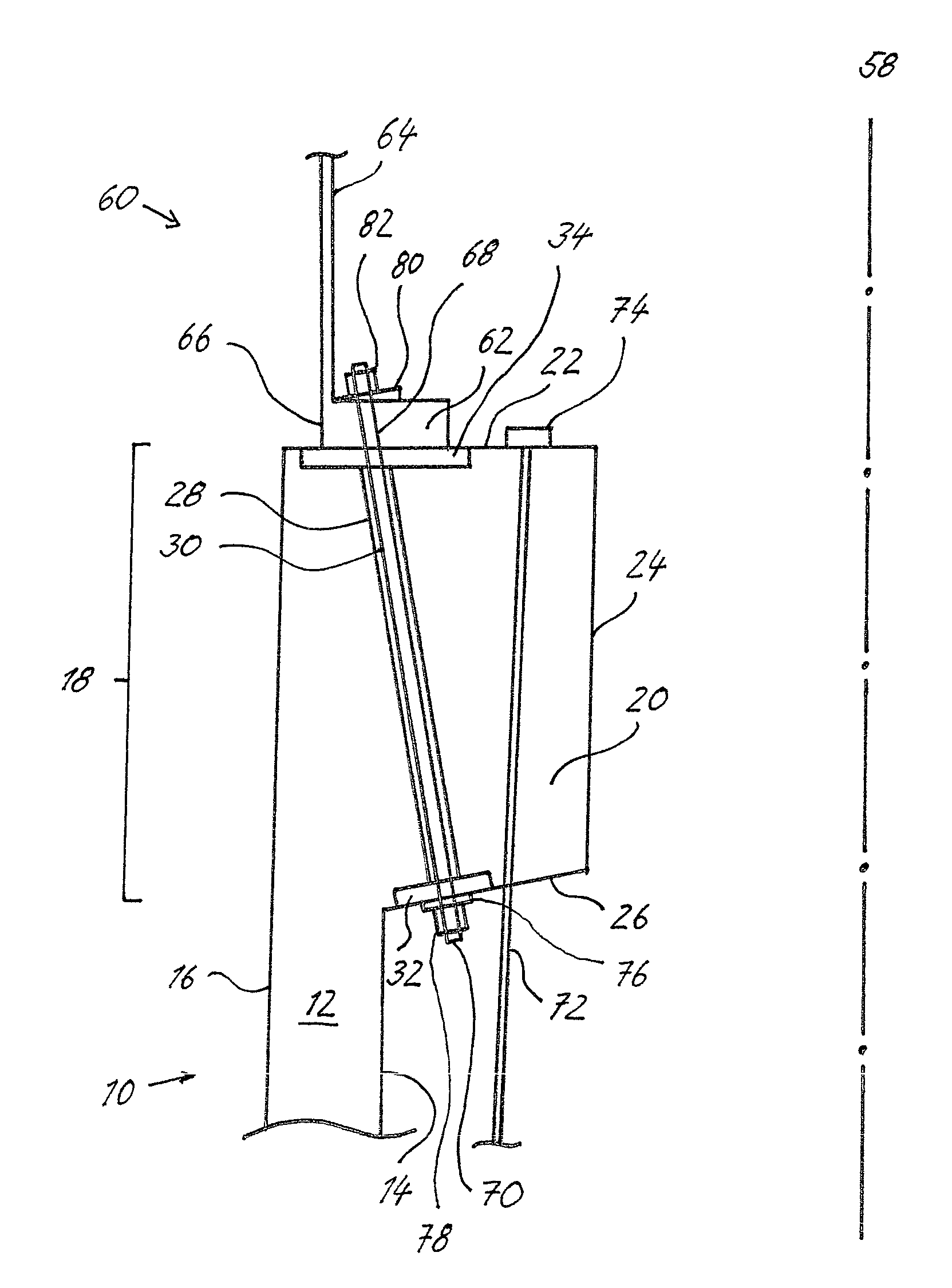 Wind energy plant tower