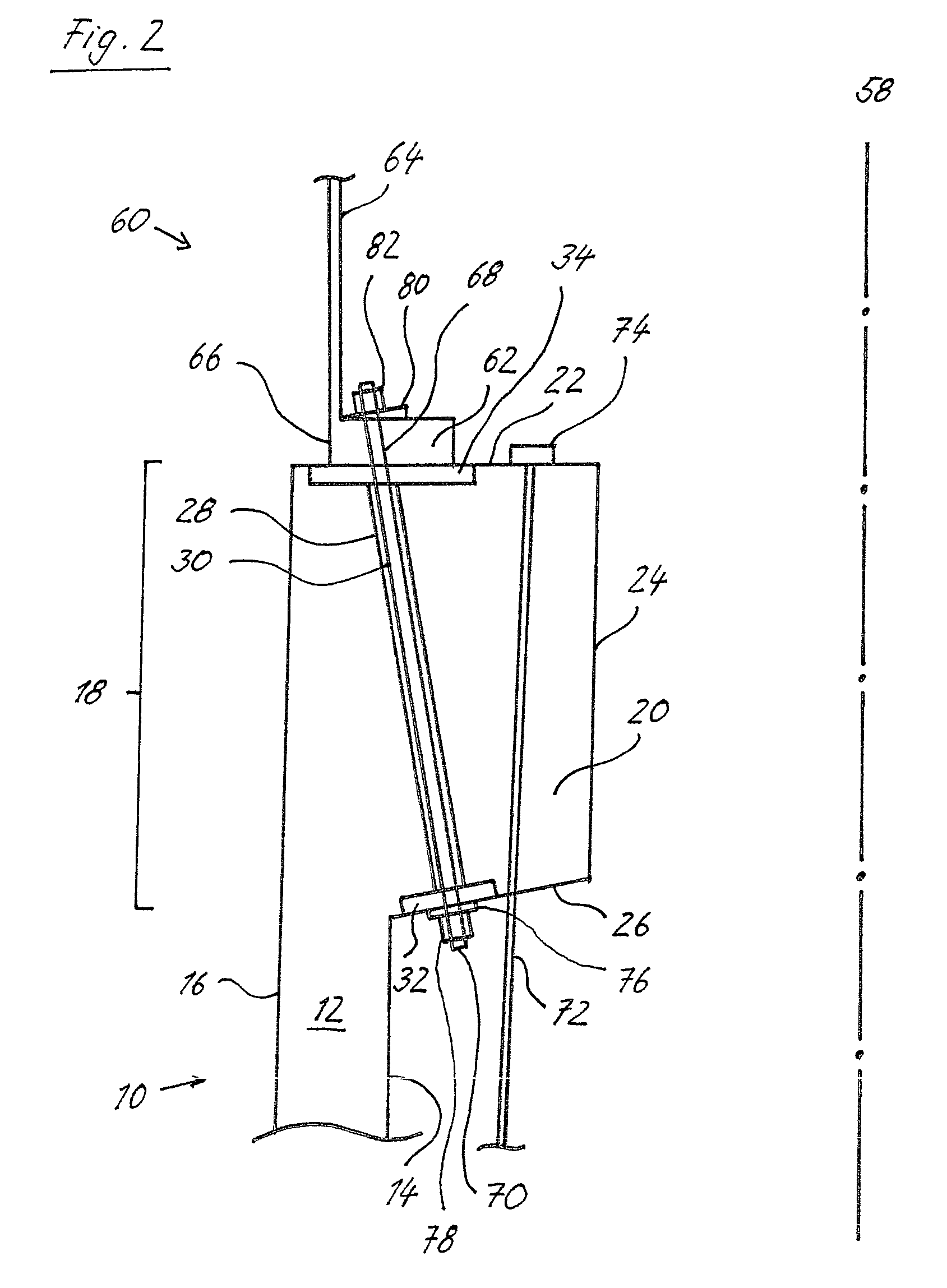 Wind energy plant tower