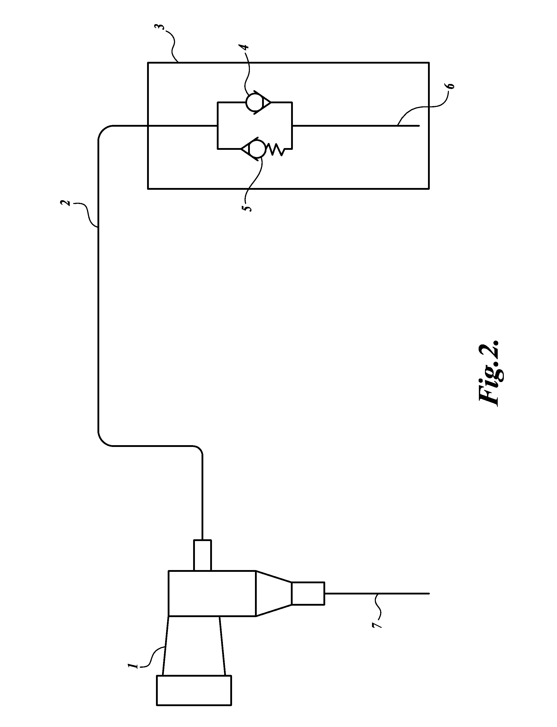 Check valve for charge tank