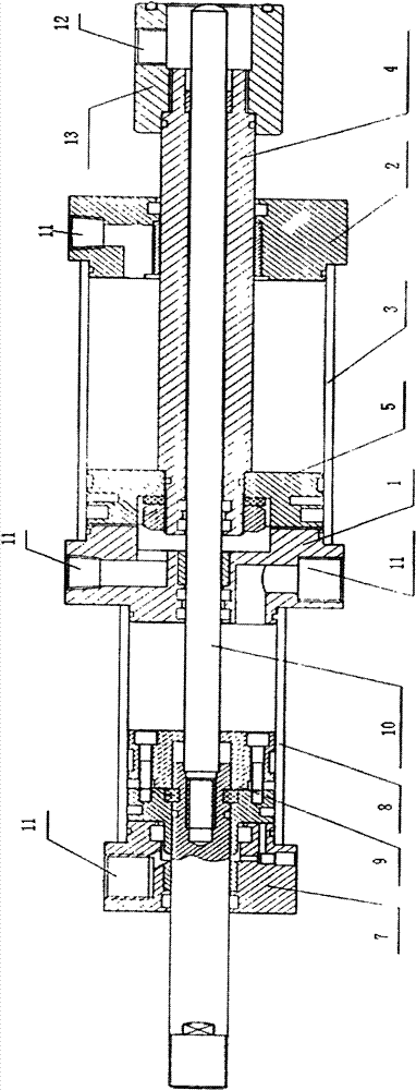 Sealing tensile cylinder