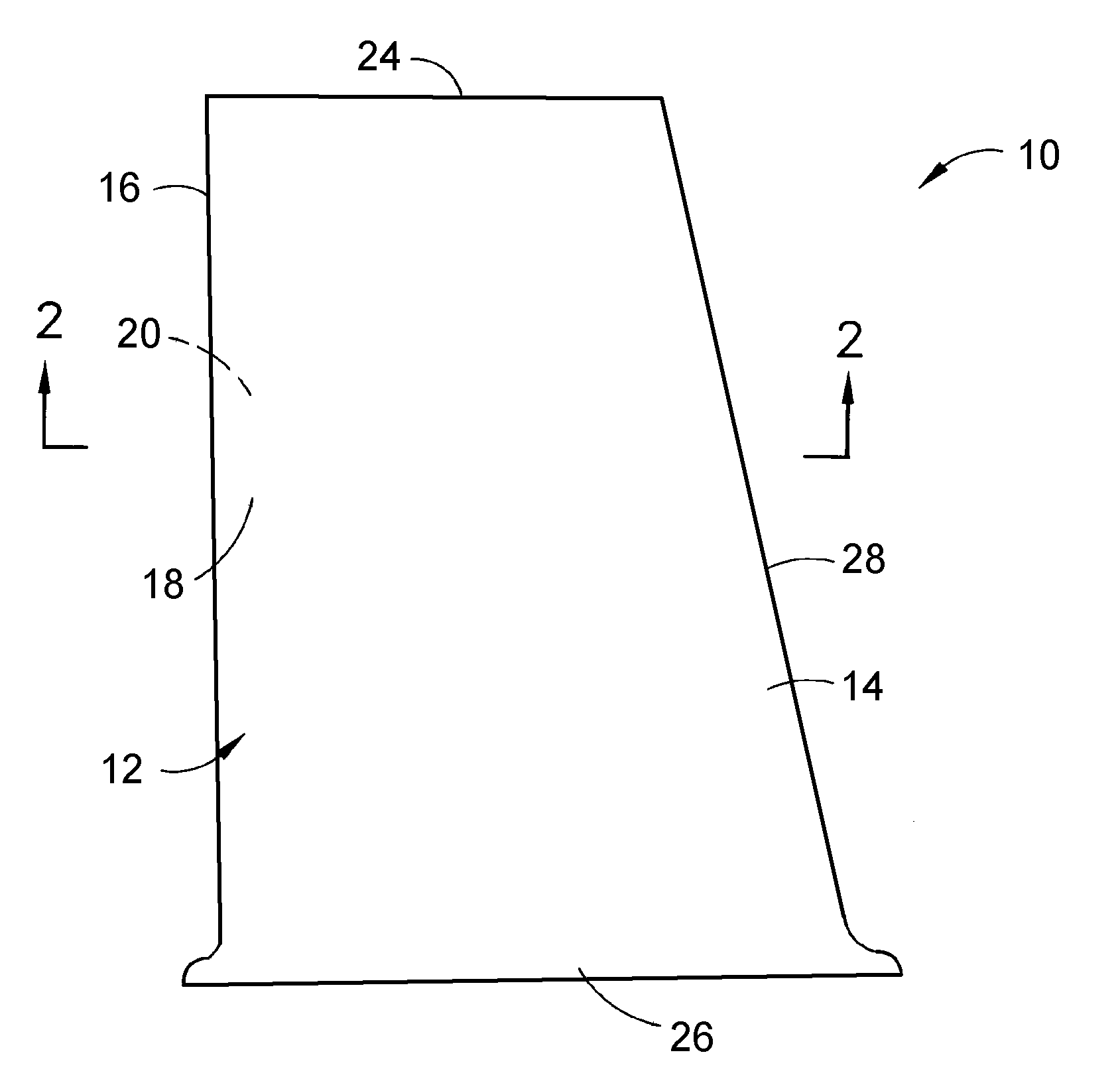 Airfoil and process for depositing an erosion-resistant coating on the airfoil