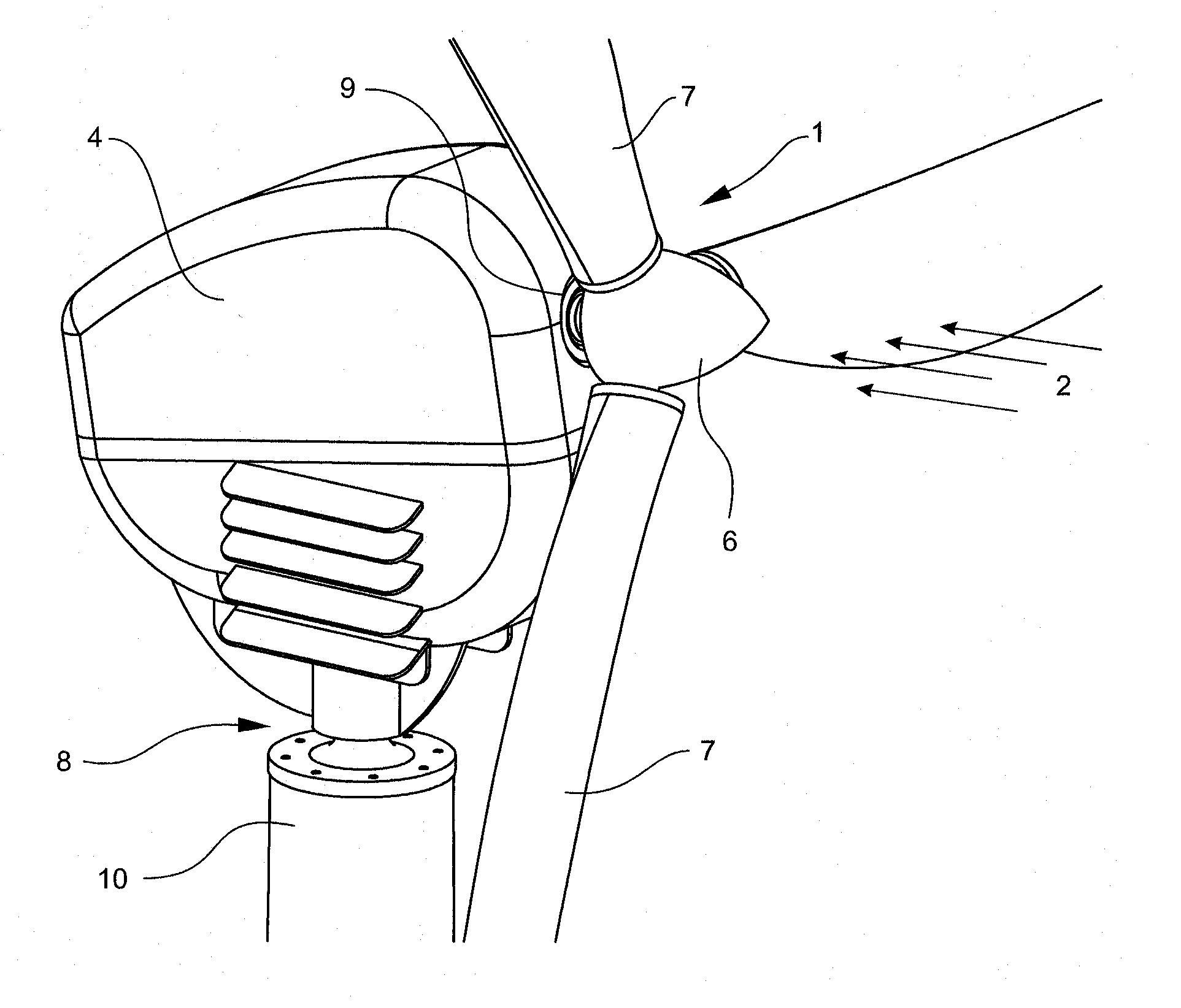 Wind Turbine With Improved Cooling