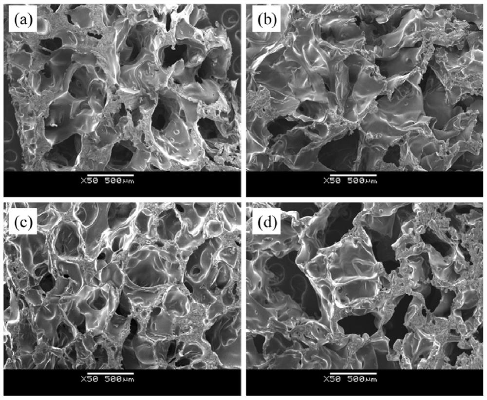 Preparation method of starch-based foaming buffer material