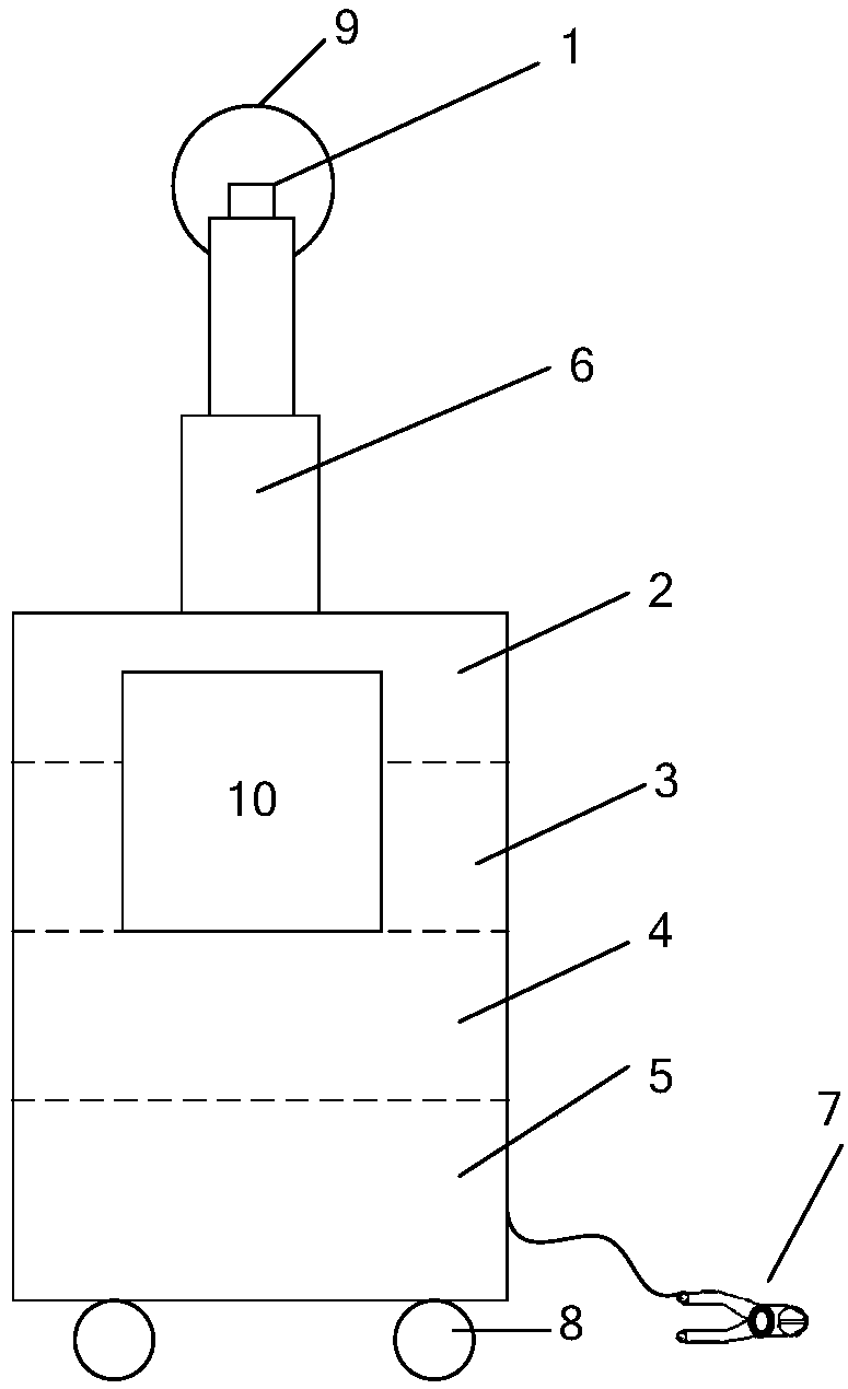 Non-contact voltage recording device, system and method