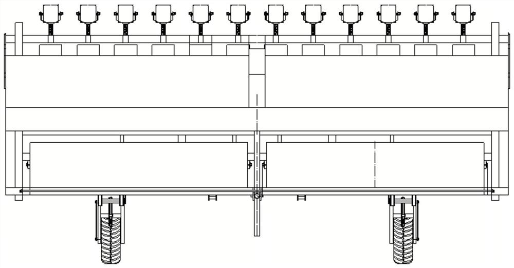 Beet strip tilling and deep fertilization all-in-one machine