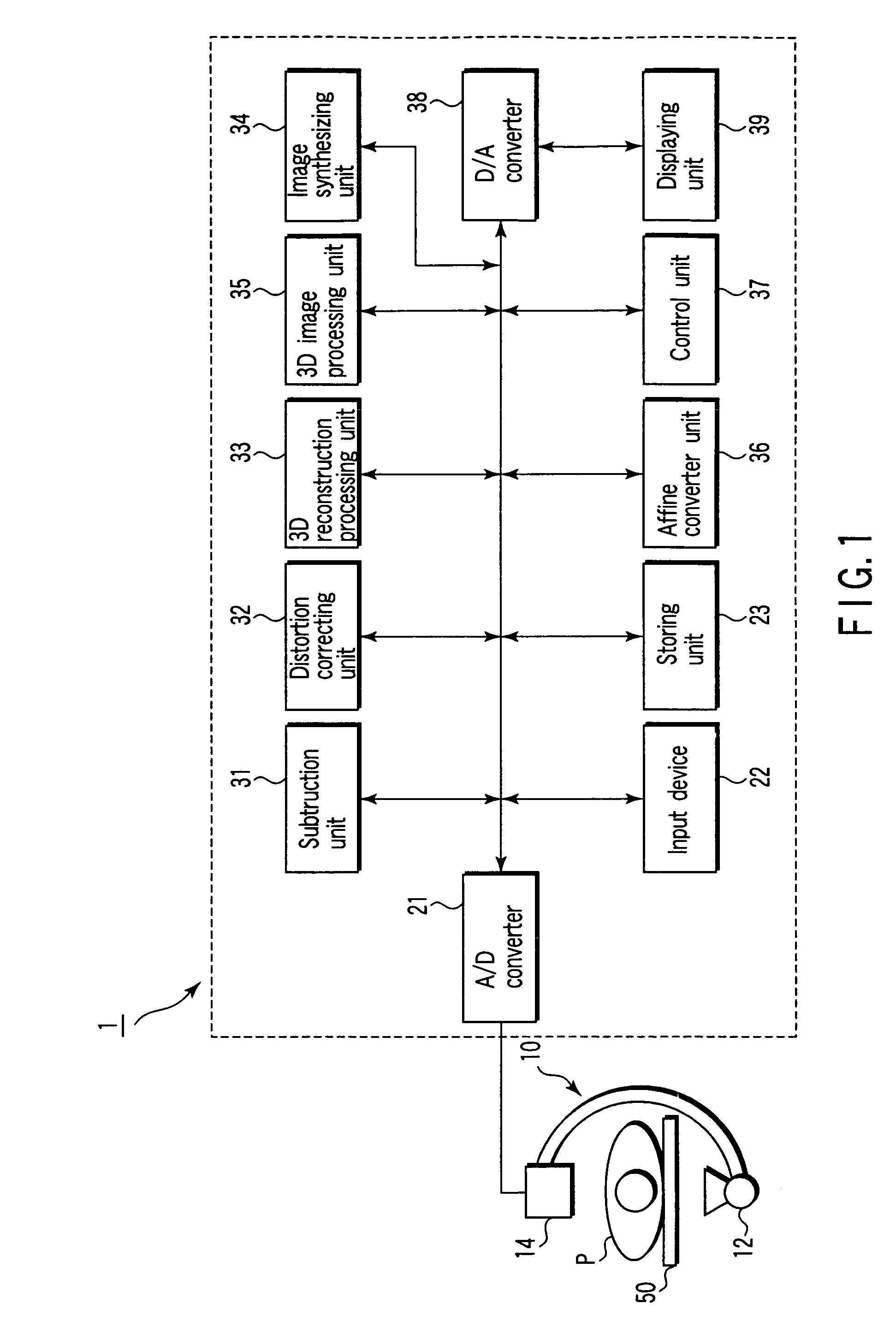 3D digital subtraction angiography image processing apparatus