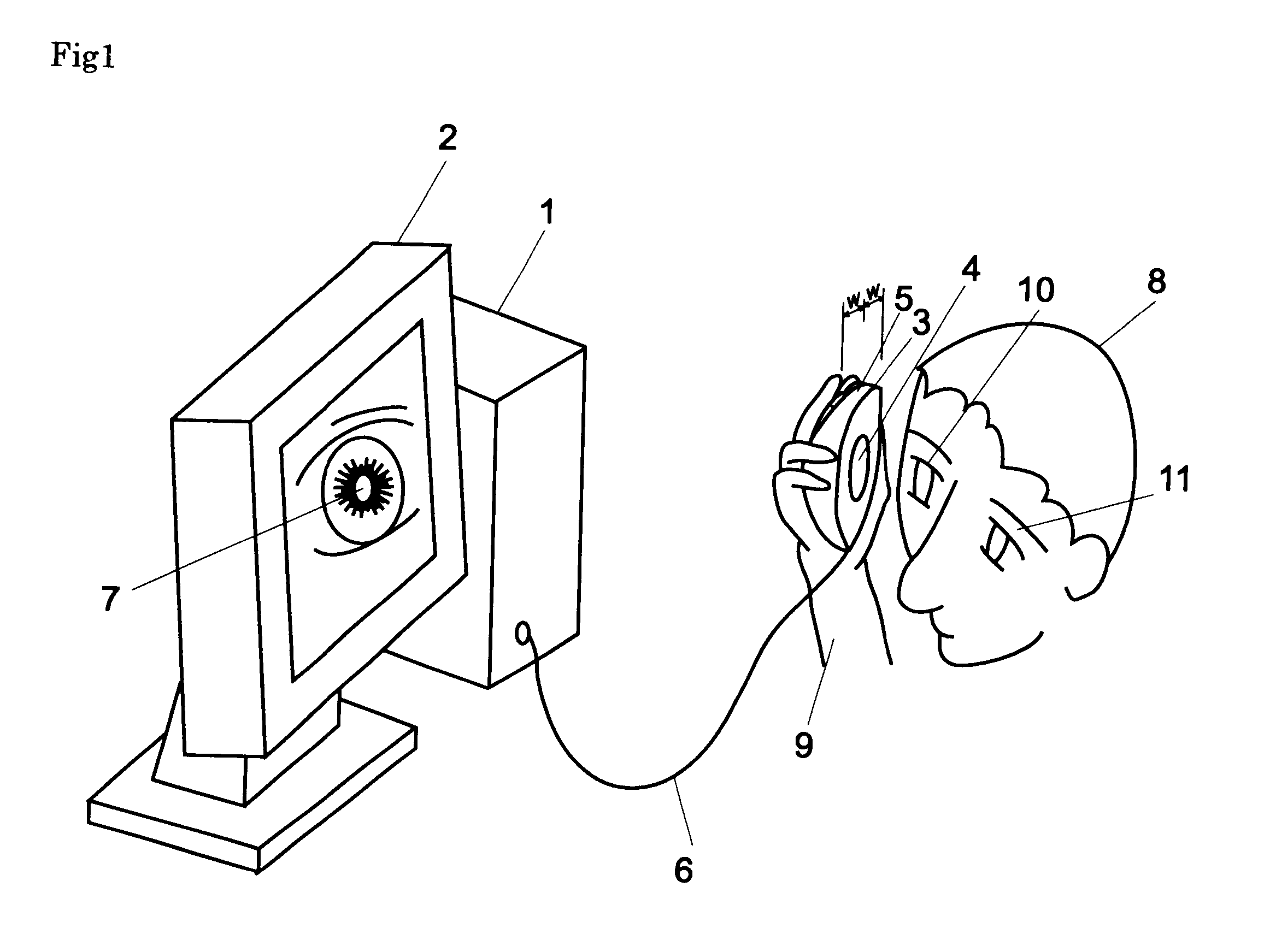 Photographing device, iris input device and iris image input method