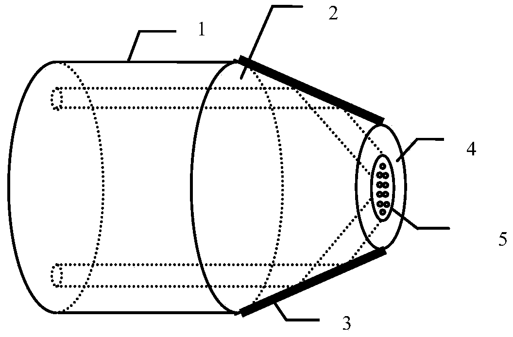 Sensor for nano gold particles and preparation method thereof