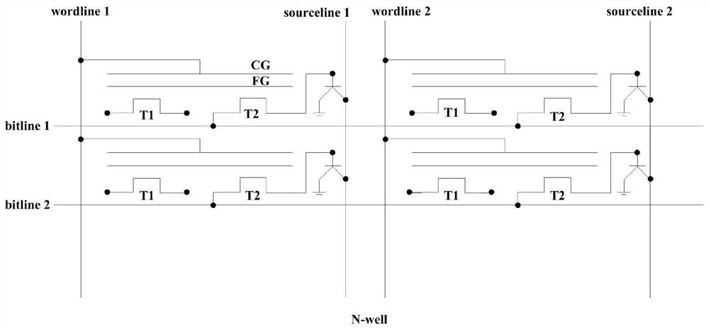 Sense-Switch type pFLASH unit structure with high power and low electric leakage