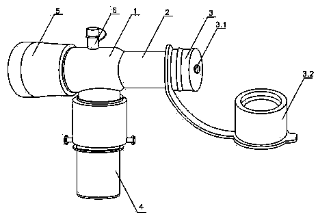 Multifunctional tee joint