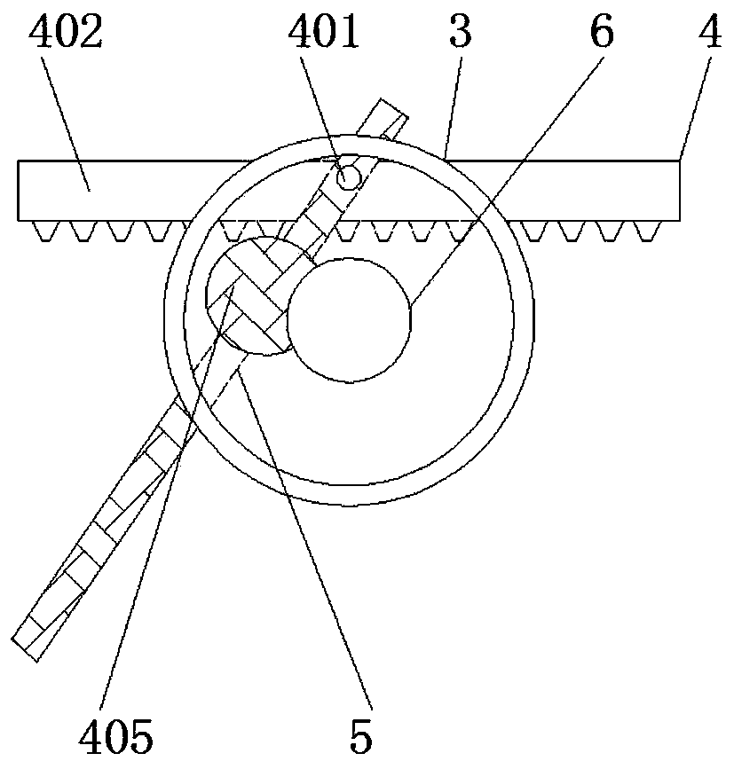 Furnace ramming mechanism of furnace ramming vehicle for large-capacity submerged arc furnace