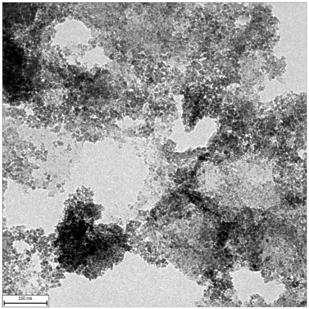 Folic acid targeted magnetic functionalized molybdenum disulfide medicine carrier and preparation method thereof