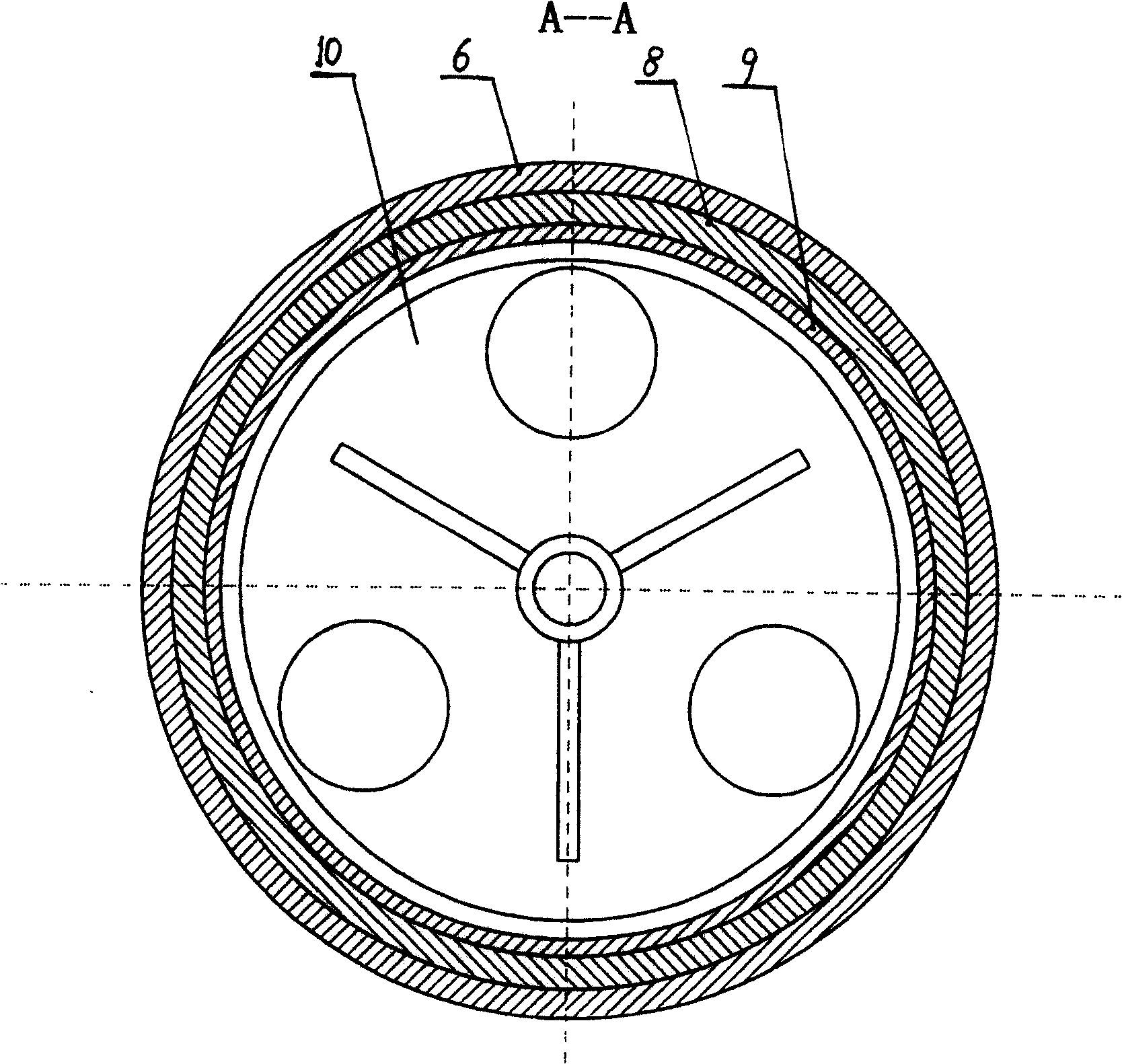 Making process of large titanium cathode roller cylinder and composite great current cathode roller