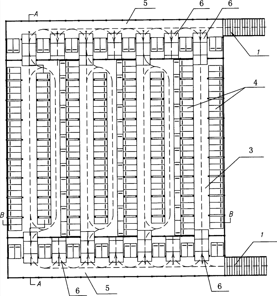 Self-driving non-mechanical three-dimensional parking system