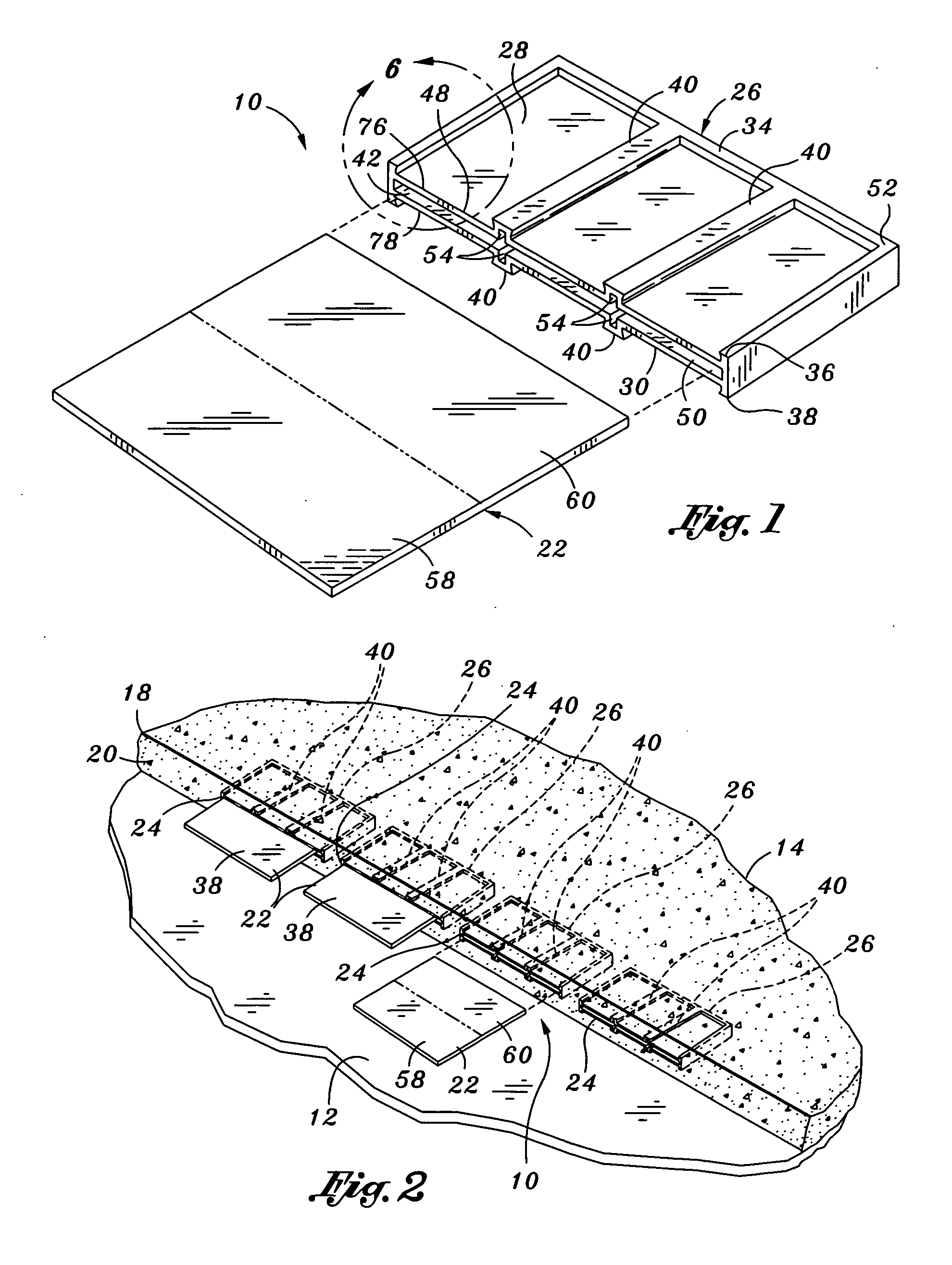 Plate concrete dowel system