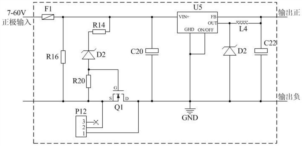 A standard poe and mandatory non-standard poe integrated receiving power supply circuit